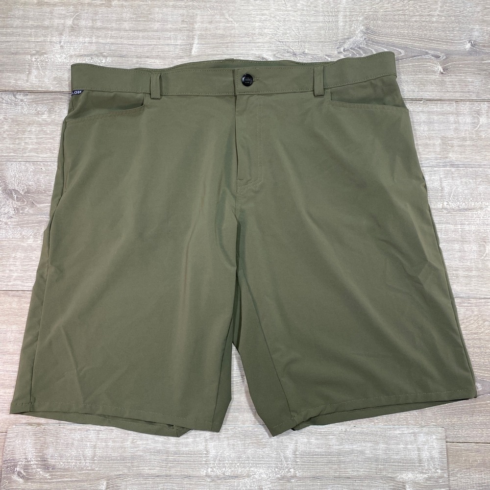 FORLOH Shorts Mens 44 Green Polyester‎ Spandex Hunting Outdoor Made in USA